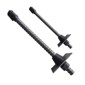 Full threaded steel self drilling rock bolt / hollow anchor bar / hollow anchor rod